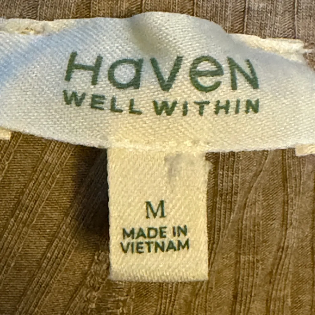 Haven Well Within Ribbed Knitwear in Brown Tan Size undefined - Image 9