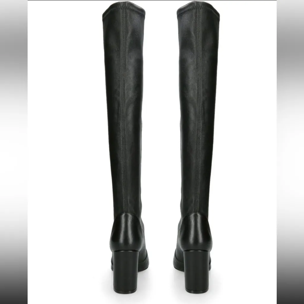 Stuart Weitzman Yuliana 85 Knee High Slouch Boot Black Leather 8.5 - Image 3