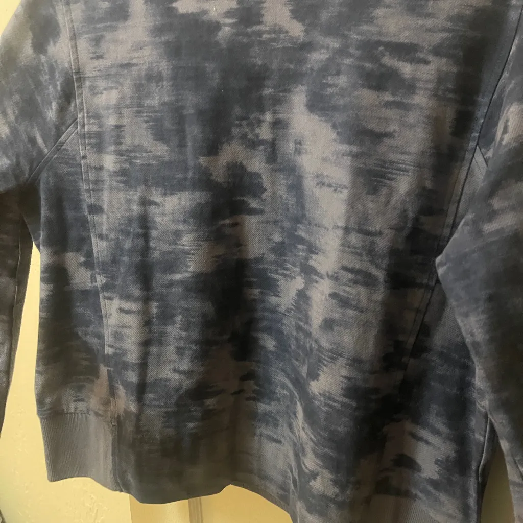 Athleta farallon cropped crewneck size medium navy - Image 5