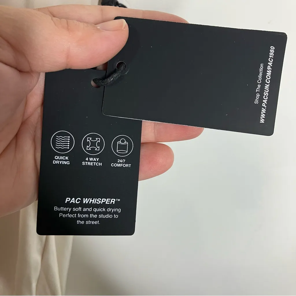 PAC 1980‎ whisper active putting mini dress skort ivory off white womens size XL - Image 6