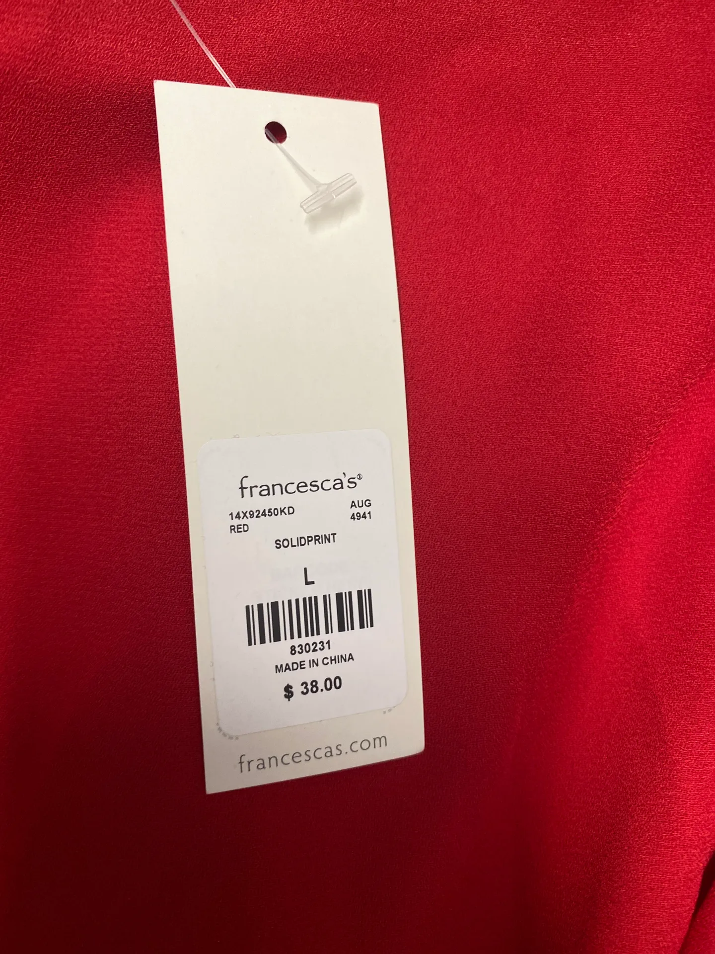 Red Mini Skirt - Image 2