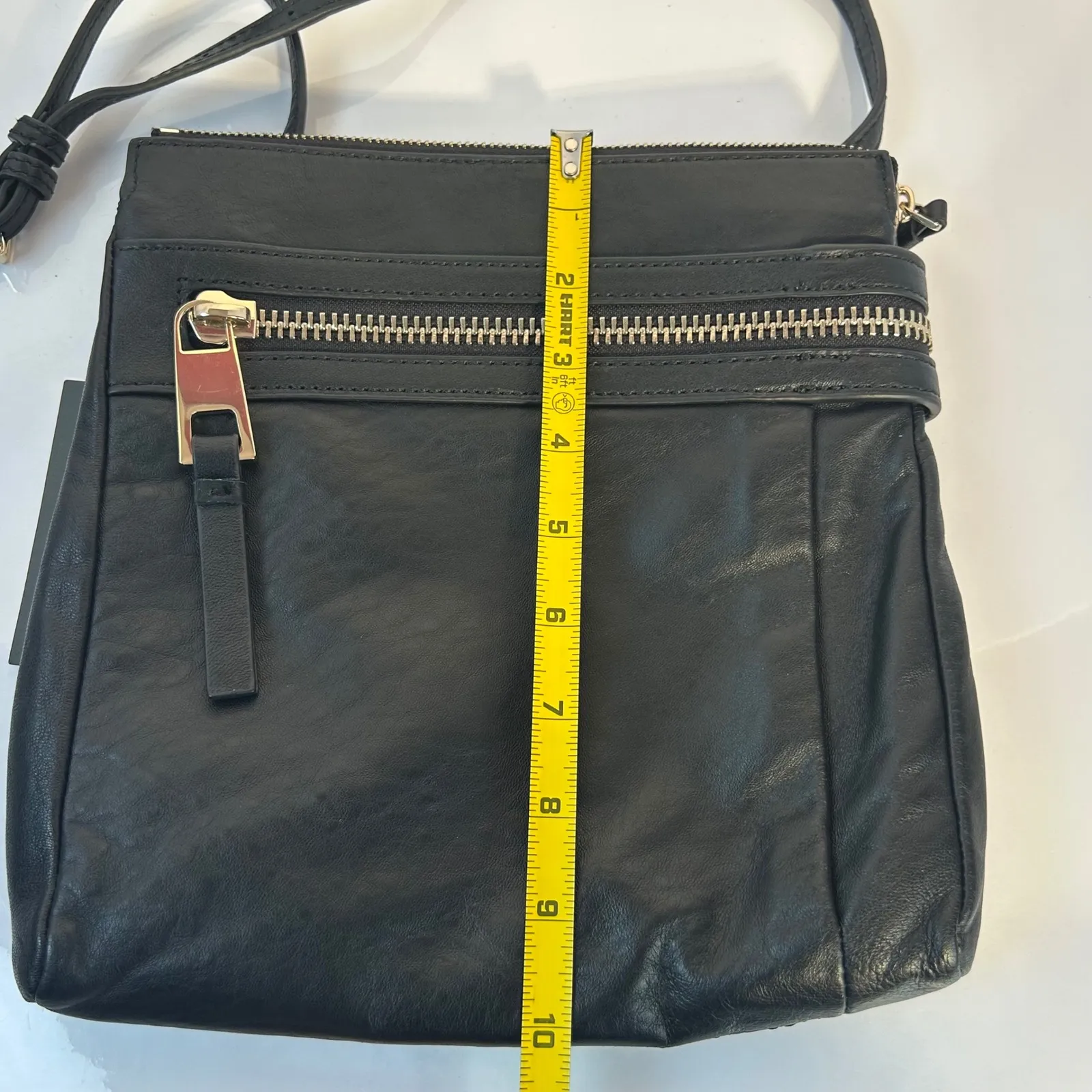 Vince Camuto Darbi Black Genuine Leather Crossbody Bag Style VC DARBI LCB - Image 11