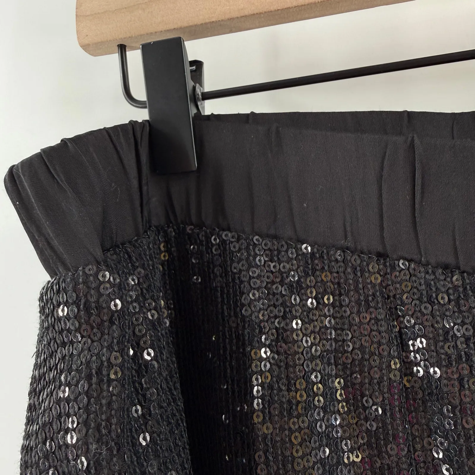 VELVET By Graham & Spencer Pants Size Extra Large Sequin Wide Leg Pant Black NWT - Image 10