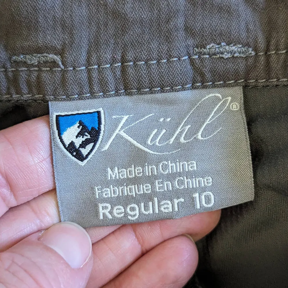 KUHL Kendra Hiking Pants Khaki Green Gray Womens 10 Camping Outerwear Gorpcore - Image 4