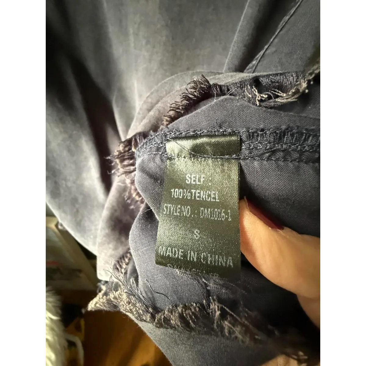 day + moon Casual Short Sleeve Dress in Charcoal Gray, Size Small Gray - Image 7