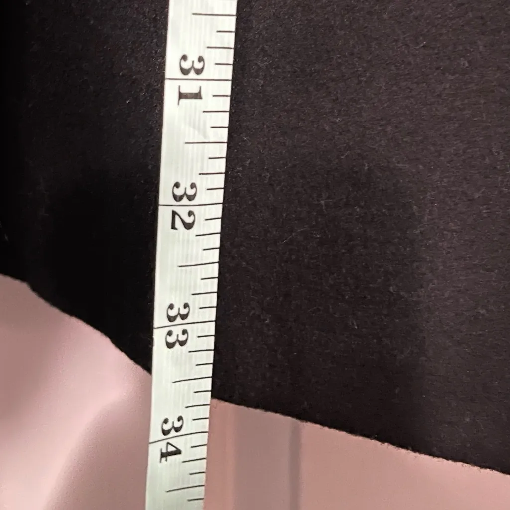 Calvin Klein Black Wool Cashmere Blend Peacoat Women's Approx SZ XL - Image 14