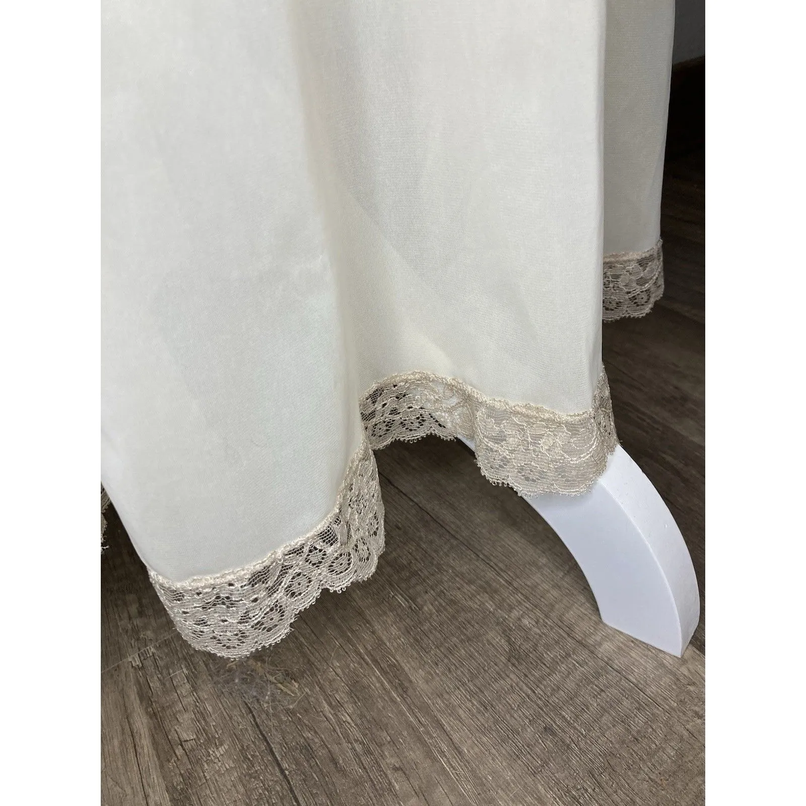 Vintage 40s/50s Artemis Nightgown Robe 32 Peignoir Set Chiffon Lace Lingerie - Image 7