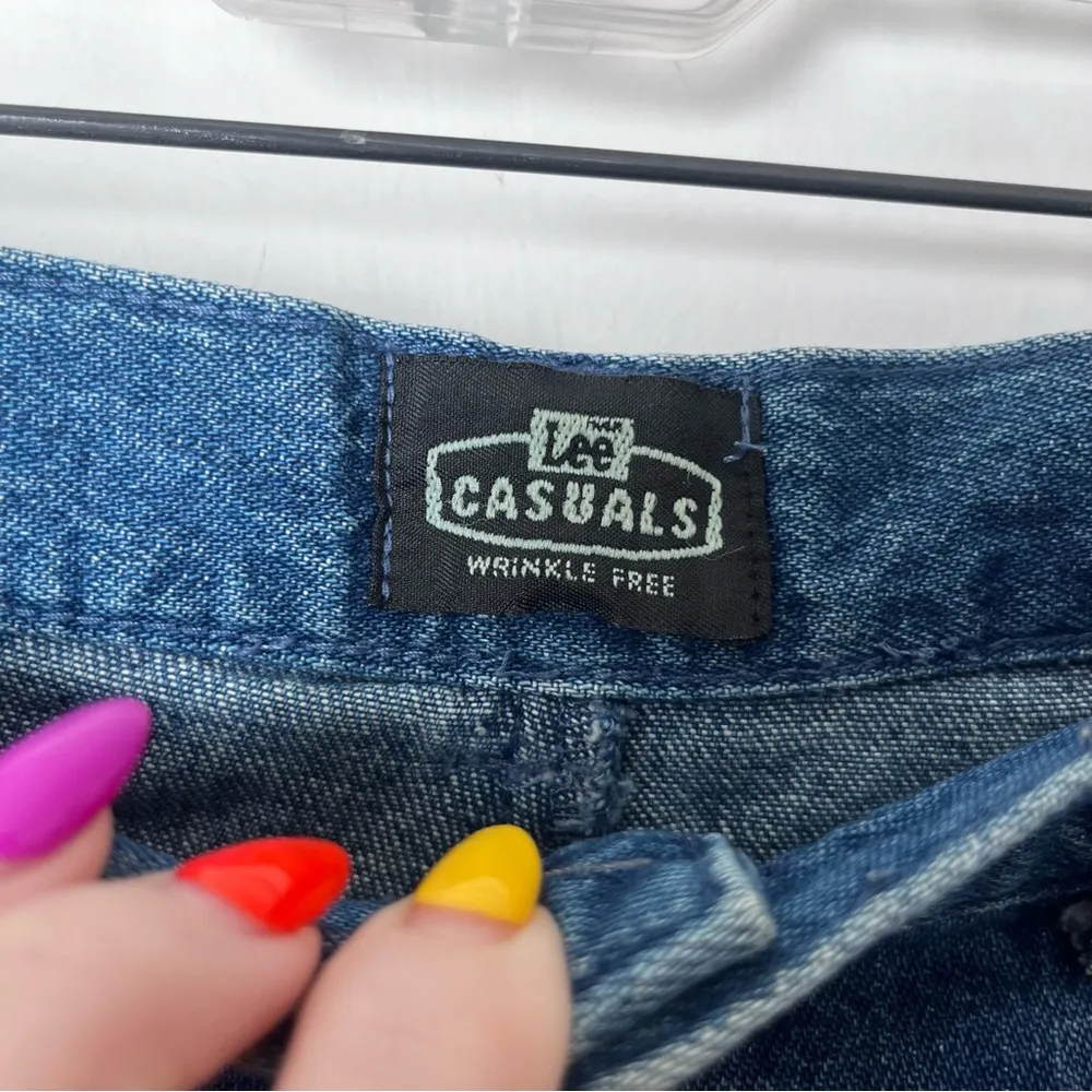 Vintage 90s  Casuals Denim Trouser Style Tapered Leg Jeans 8 Petite - Image 2