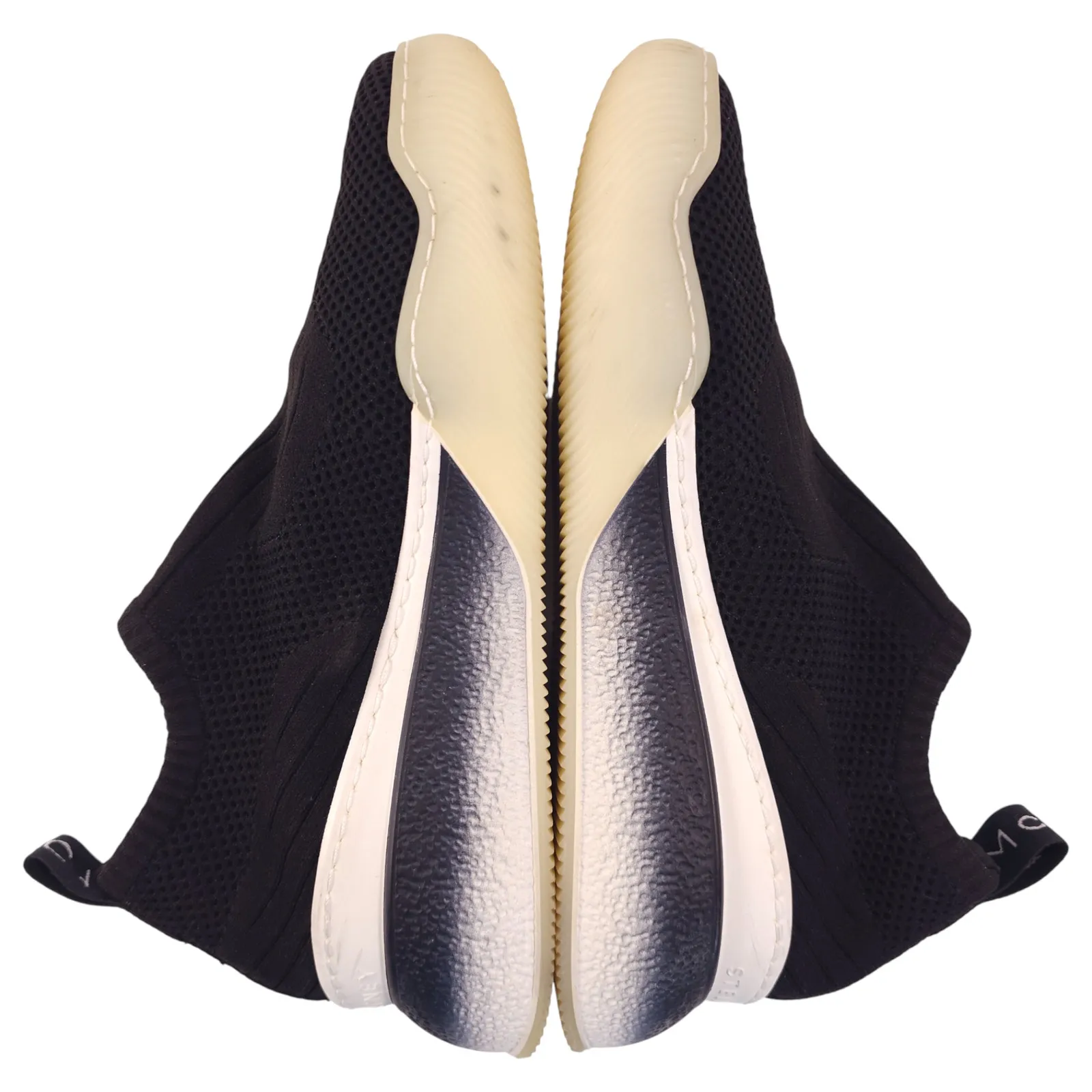 Stella McCartney Black Loop Low Sock Sneakers Sz 6 - Image 4