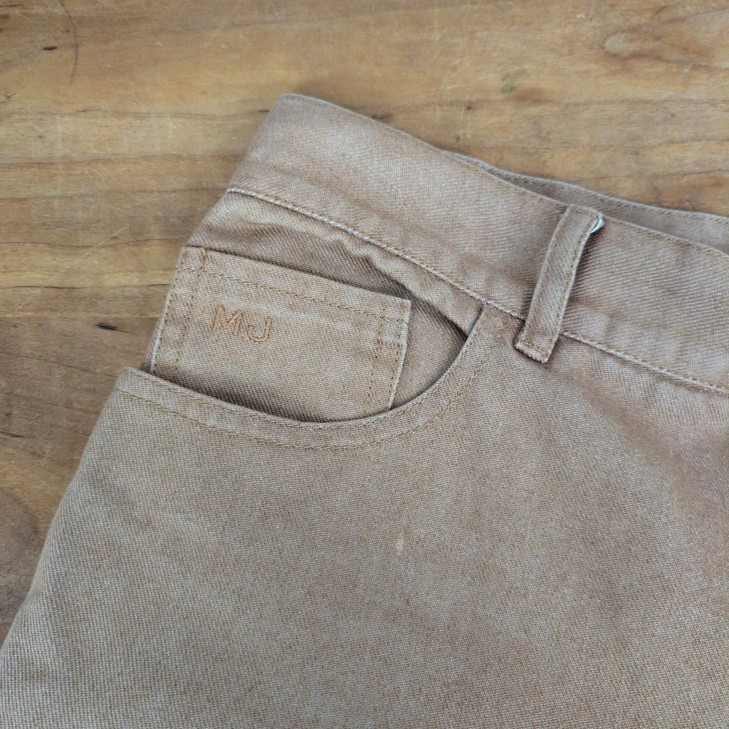 Ladies' Marc Jacobs Brown Twill Pants with side stripe Size 8 - Image 5