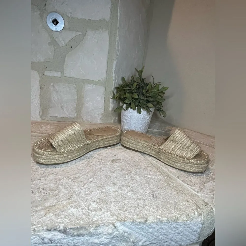 Mooloola natural espadrilles sandals sz 9 - Image 4
