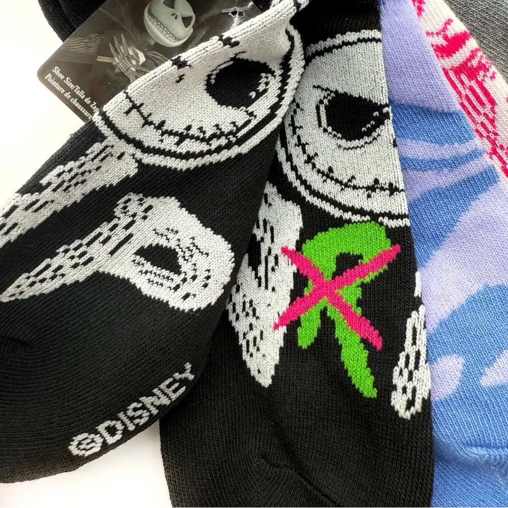 Disney The Nightmare Before Christmas Womens No Show Socks Halloween Jack Sally - Image 5
