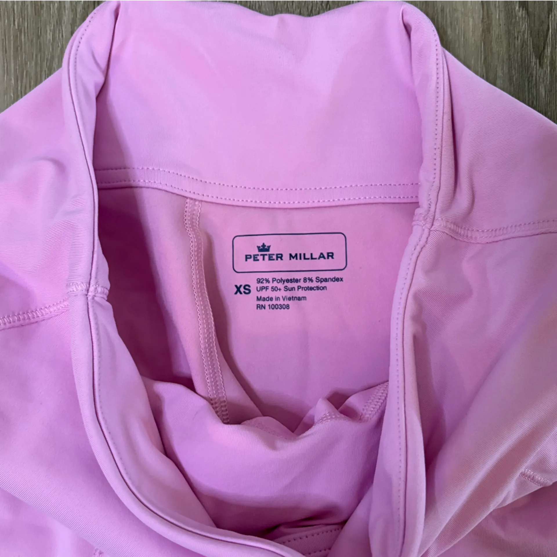 Peter Millar Convertible Swing Performance Skort Orchid Pink Sz XS Pickle Ball - Image 3