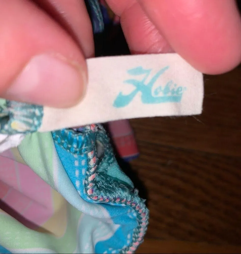 Hobie Rainbow Striped Bra Tankini size Large - Image 6