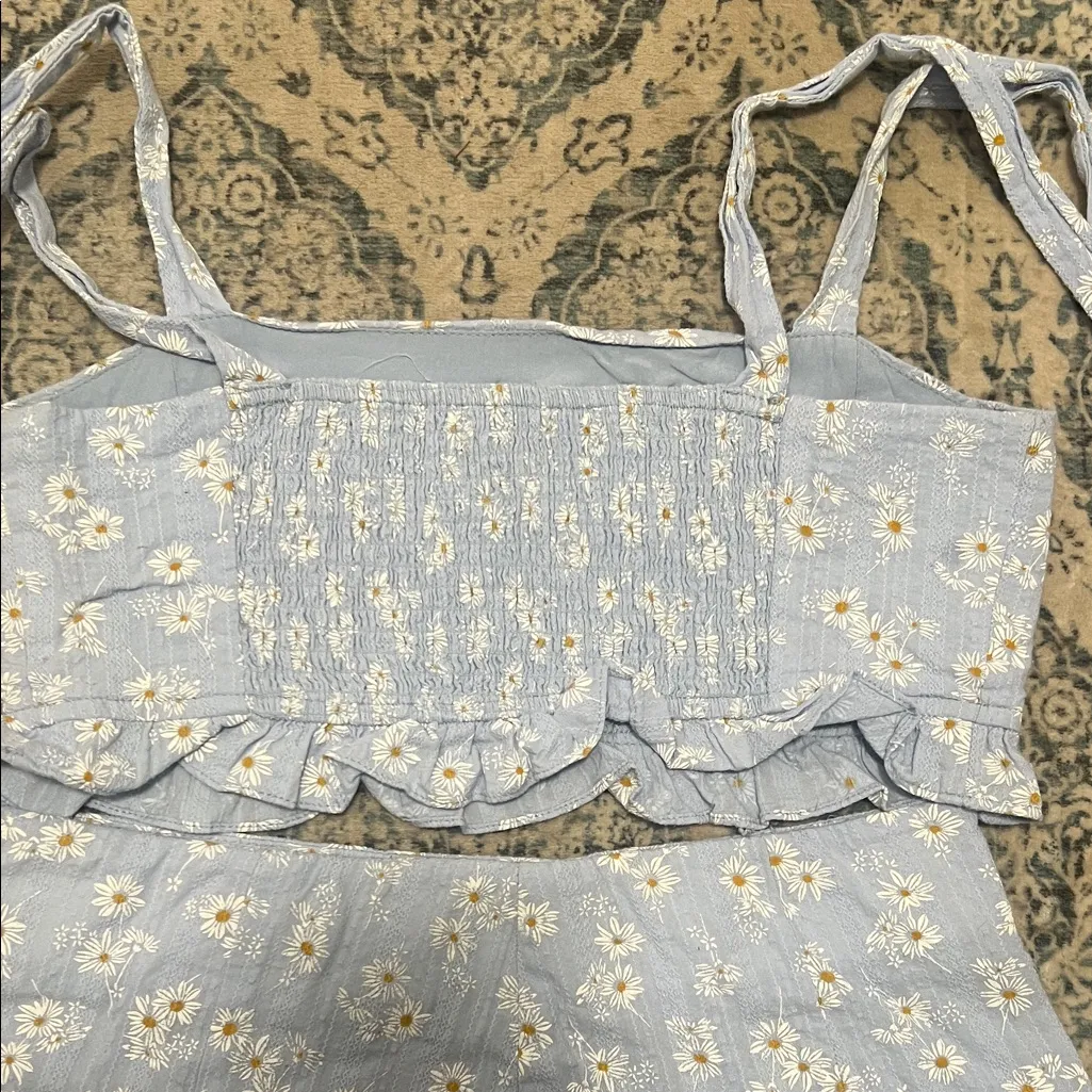 Altar'd State Light Blue Floral Skirt Set - Image 2