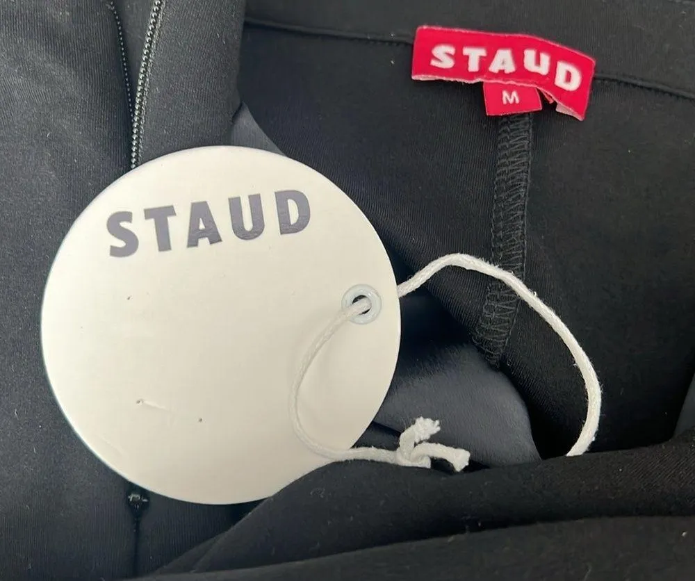 Humboldt Satin Lapel Gown Maxi Dress in Black Size M New w/Tag Retail $465 - Image 14