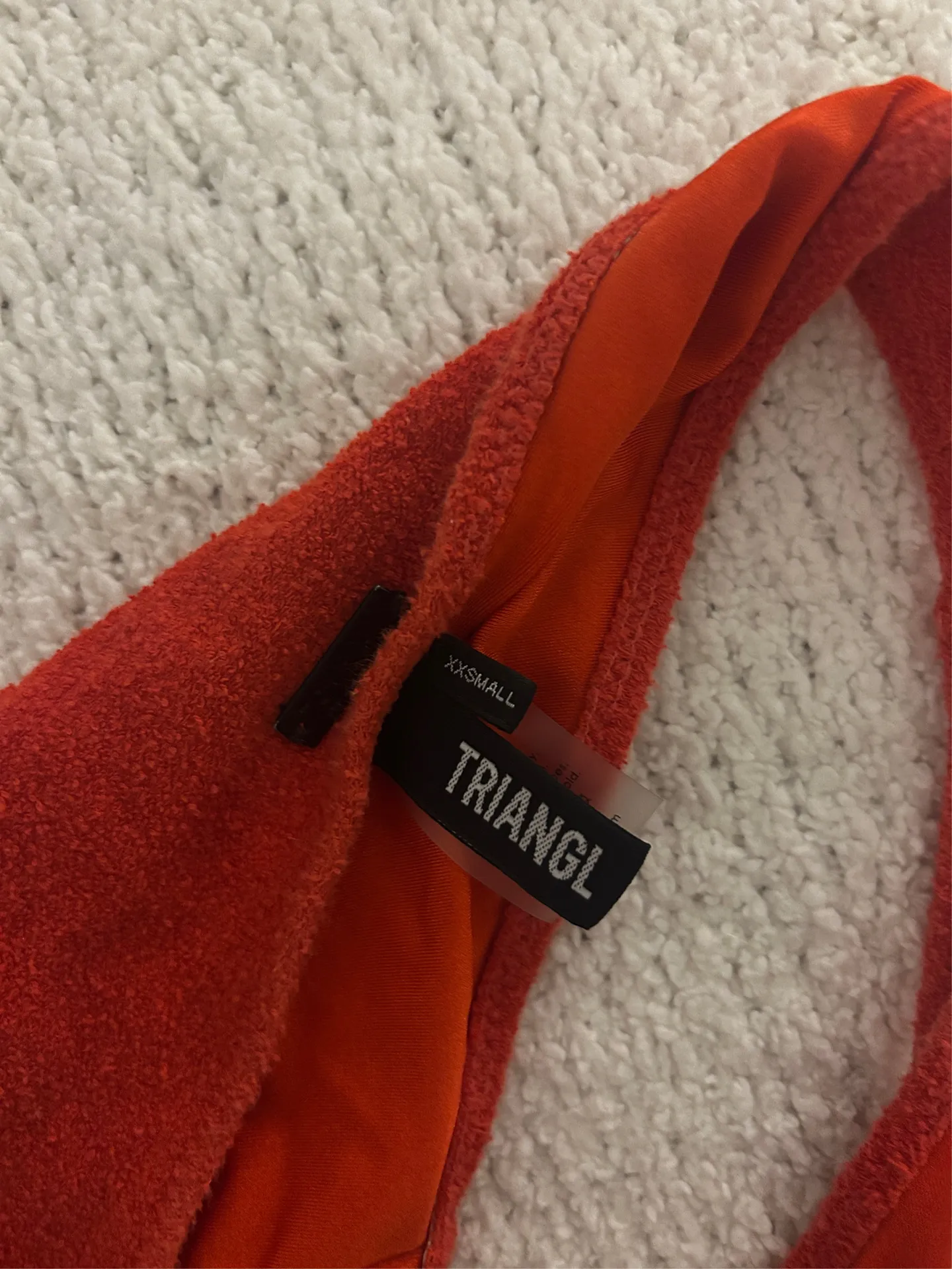 Triangl Red Bikini W/ Bag - Image 3