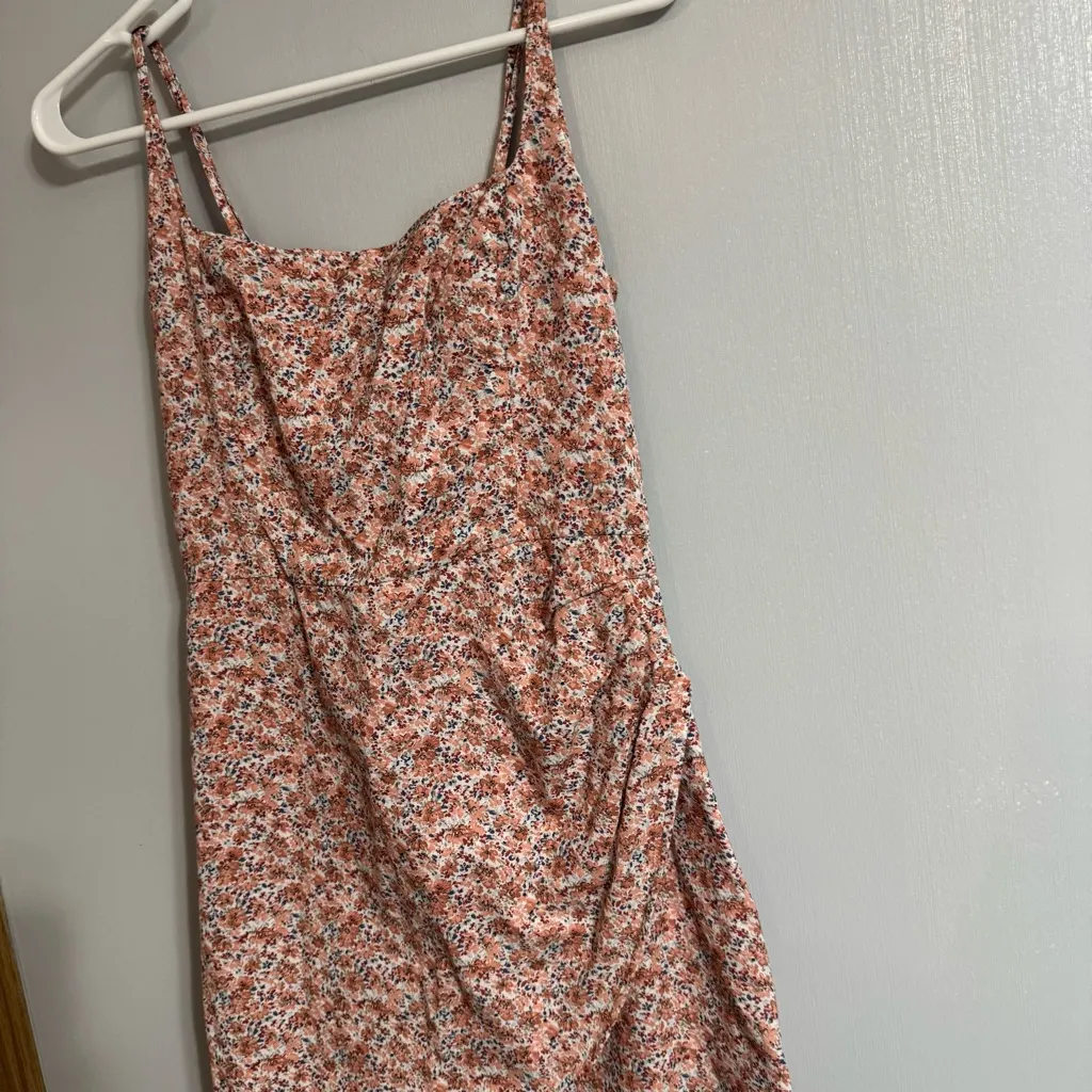 Abercrombie & Fitch Pink Floral Mini Dress Size Small - Image 8