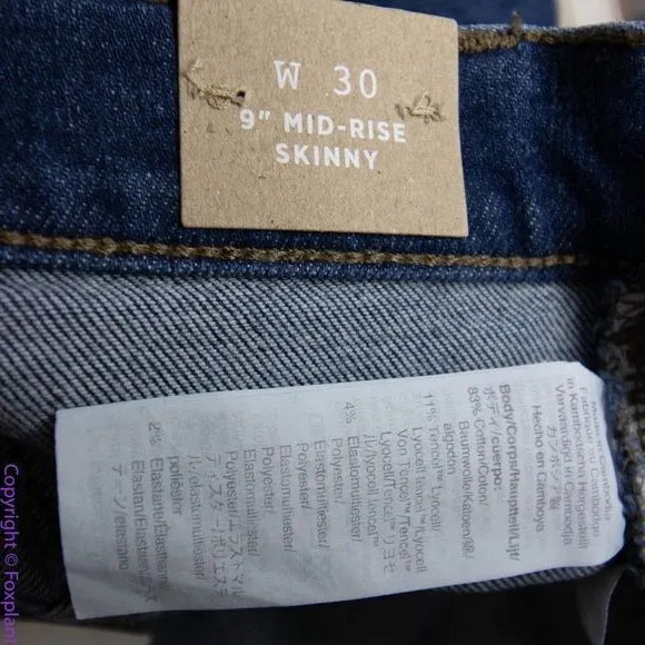 NEW Madewell 9" Mid-Rise Skinny Jeans in Orland‎ Wash: TENCEL™ Denim 30 - Image 14