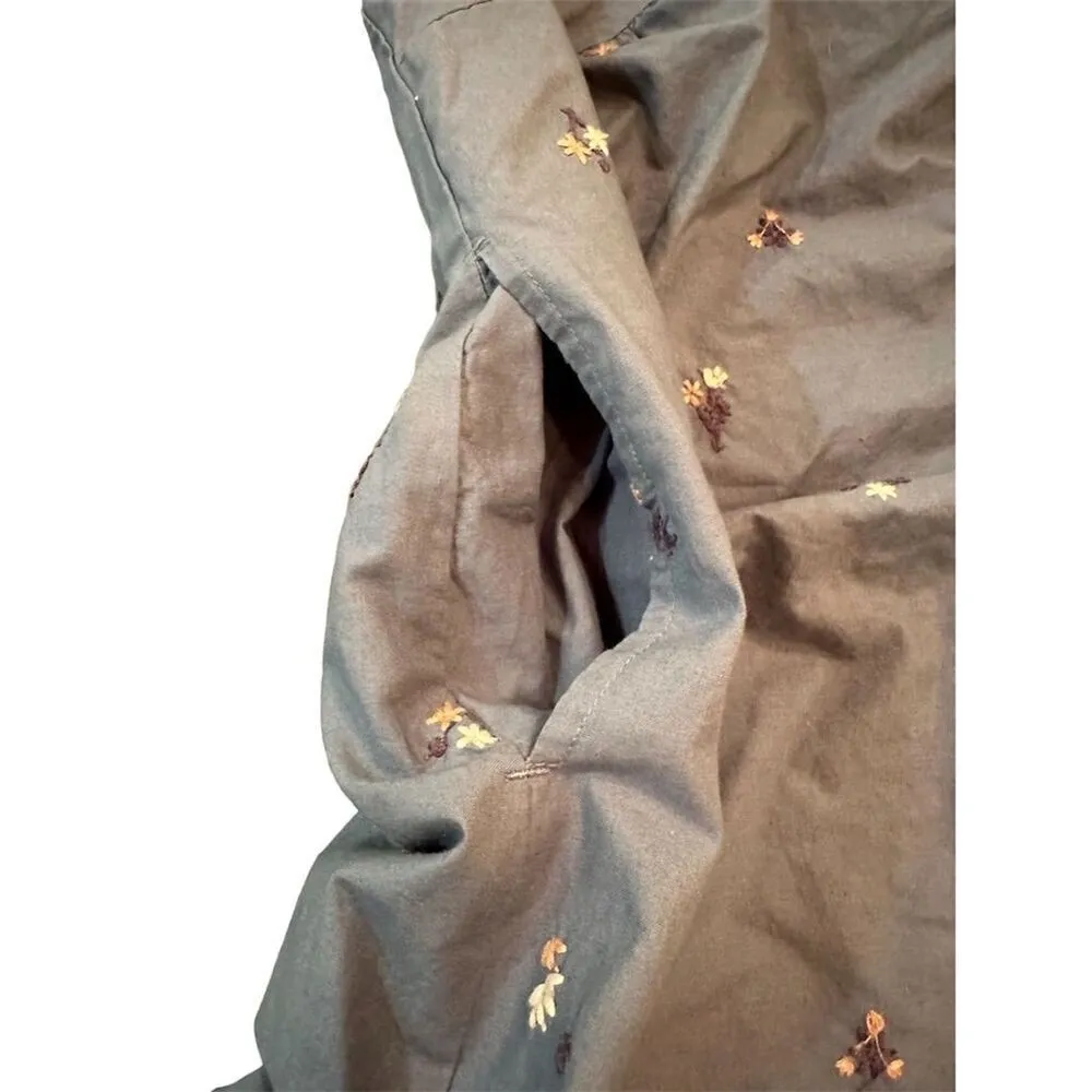 Universal Thread Women's XS Blue Spaghetti Strap Embroidered Dress - Image 10