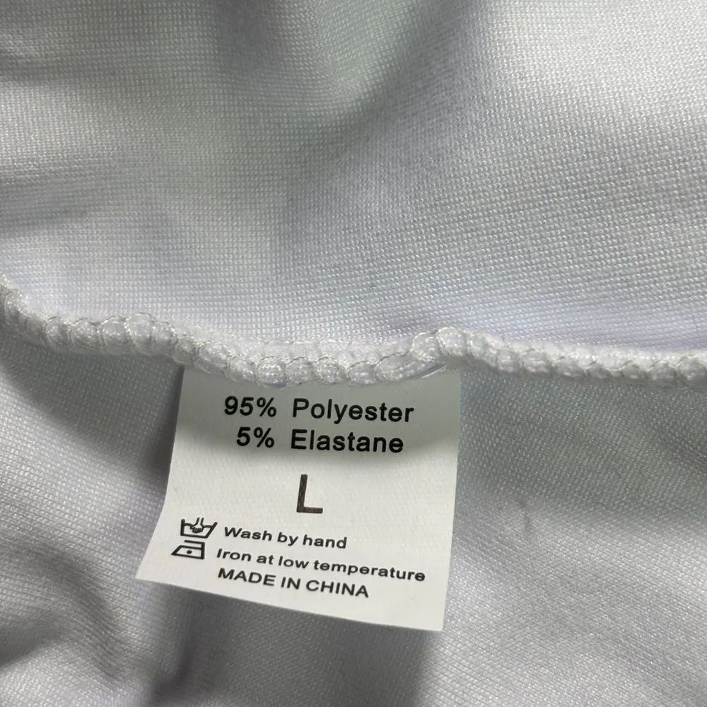 Women’s Spaghetti Strap Crop Top & Bodycon Skirt Set White Size L - Image 6