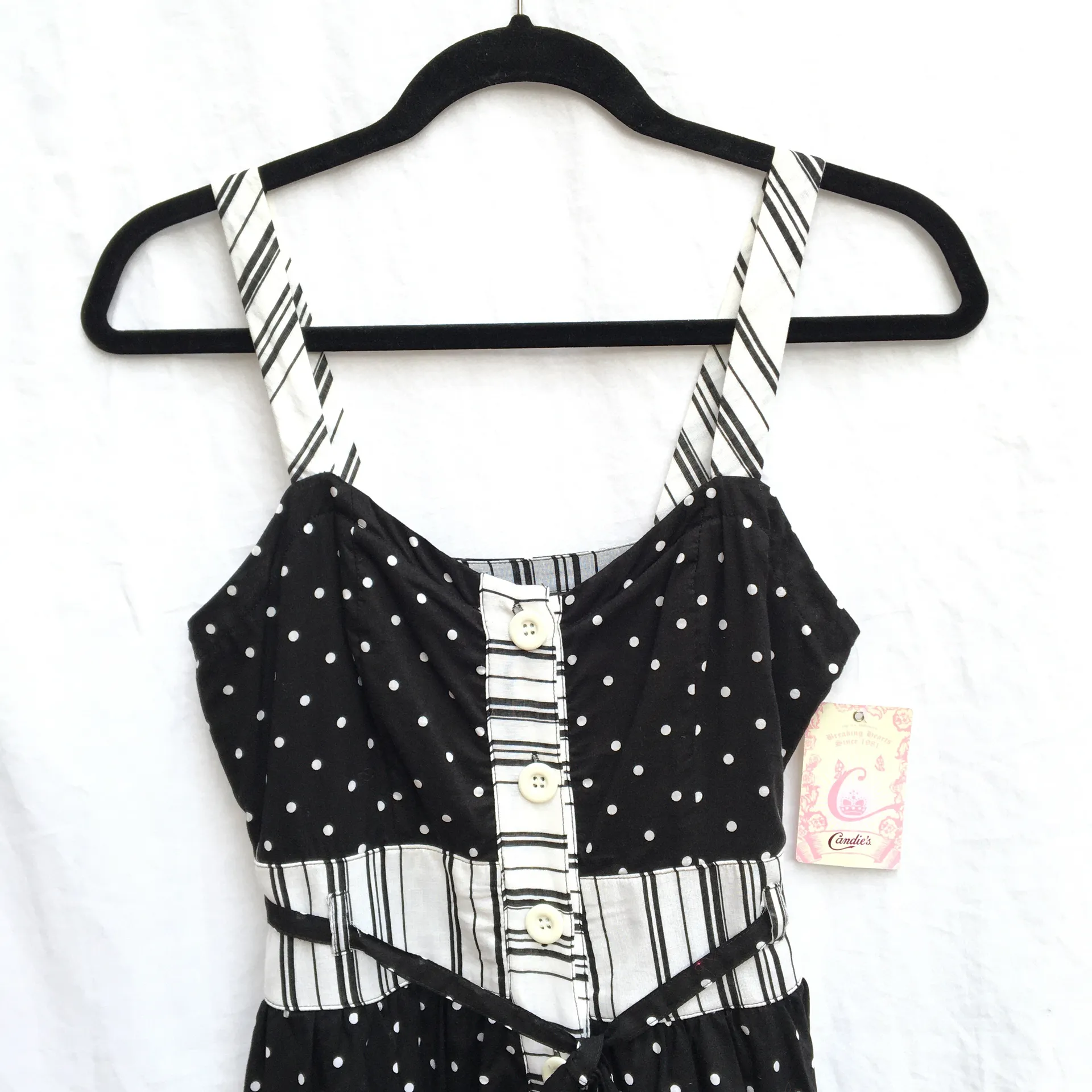 NWT Candie’s Babydoll Polka Dot Mini Dress Dresses - Image 3