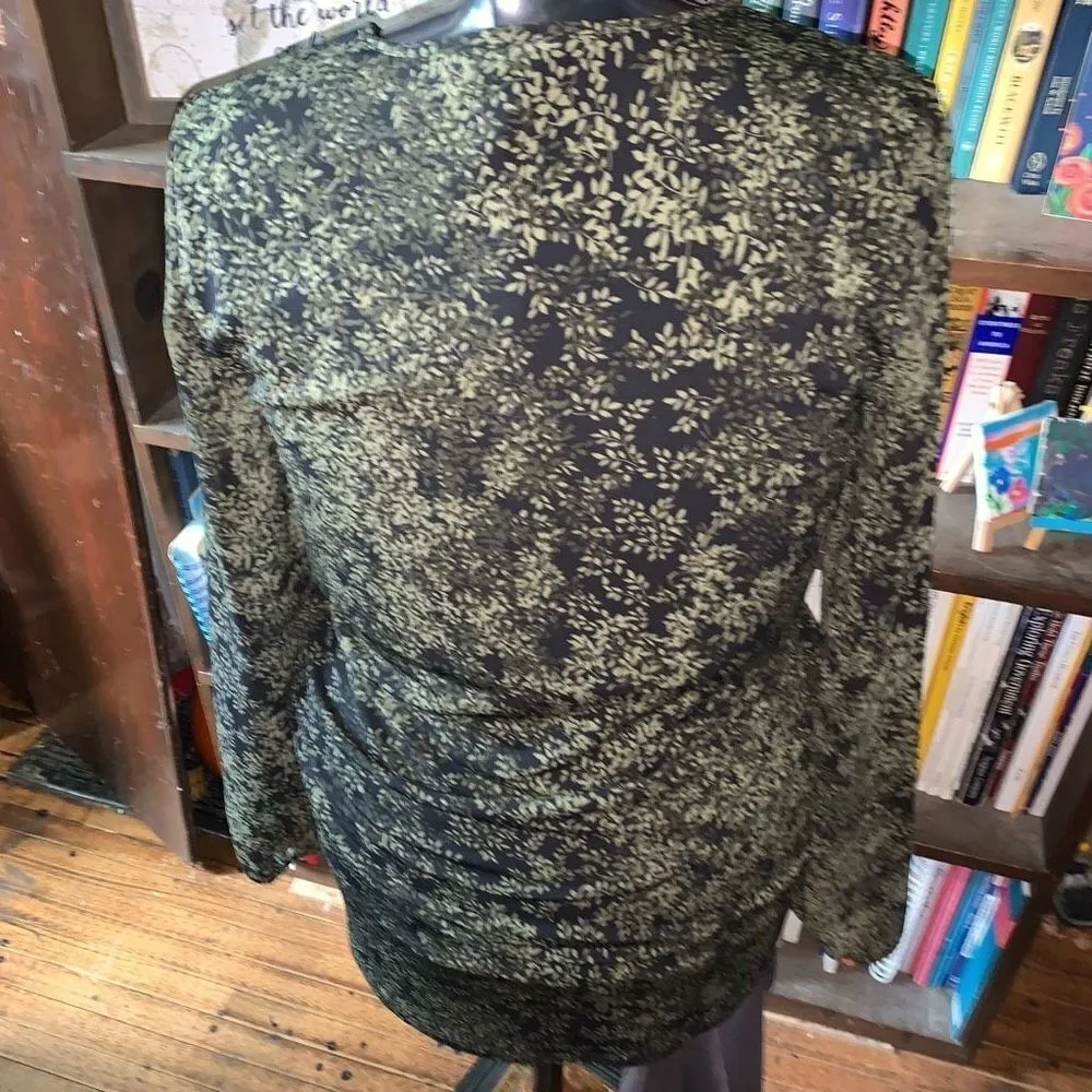 White House Black Market flowy boho S peasant blouse - Image 2