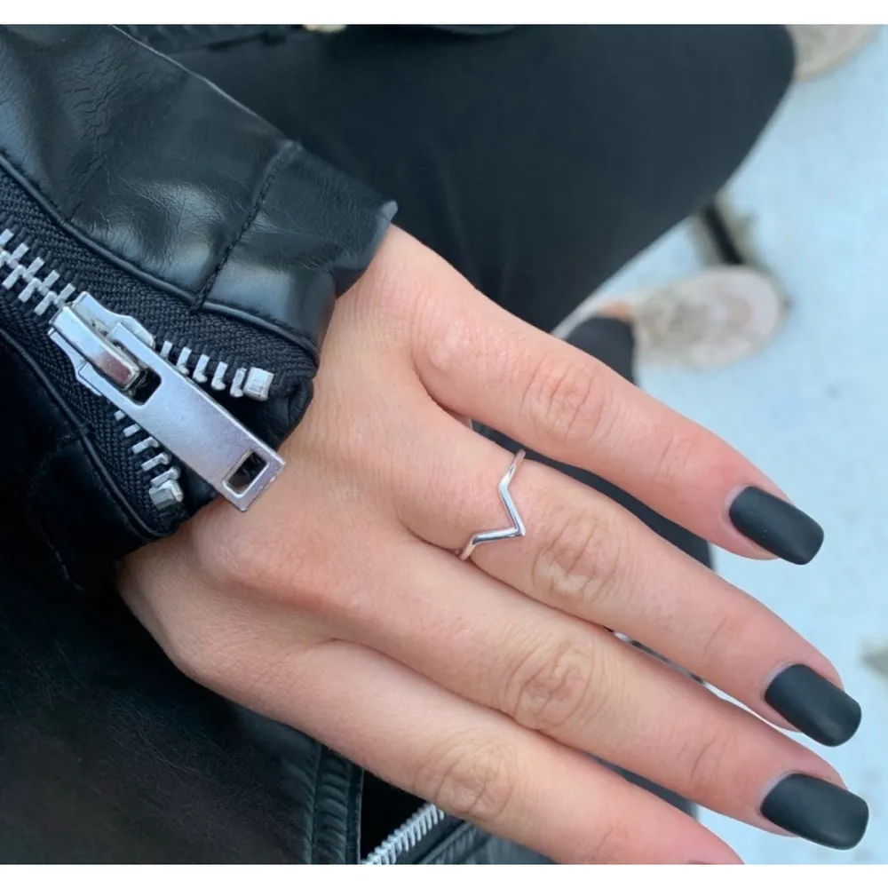 NEW White Gold Plated Midi Knuckle‎ Finger Stacking Ring, Adjustable - Image 16