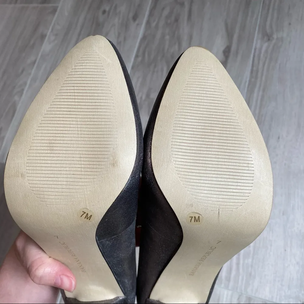 Banana Republic Gunmetal High Heels Shoes - Image 12