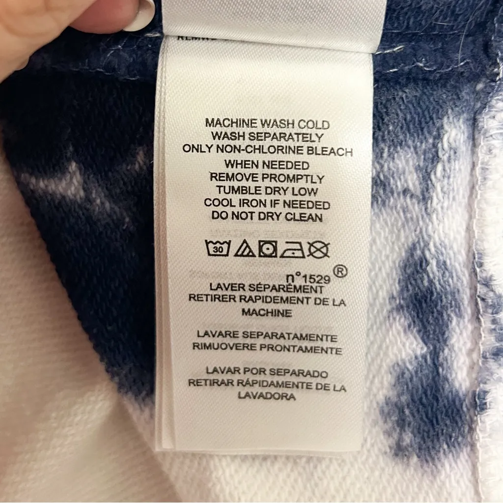 Polo Ralph Lauren Red White Blue Team USA 2020 Tie Dye Hooded Sweatshirt Small - Image 11