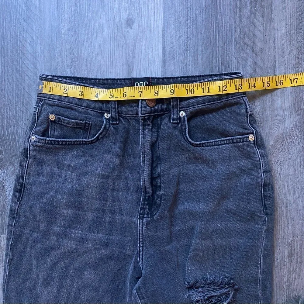 Urban Outfitters BDG Jeans High Rise Flare Black Distressed 28 - Image 7