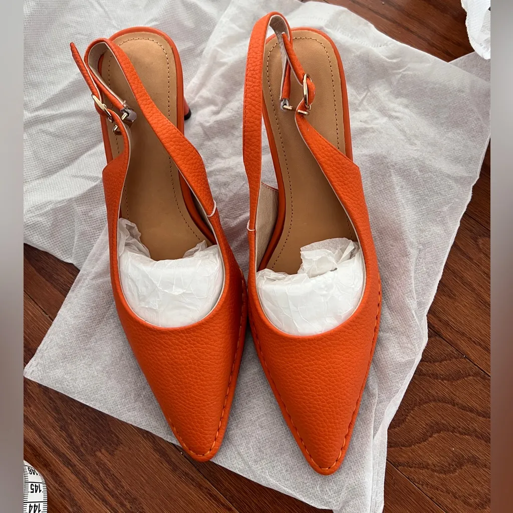 Orange Slingback Heels
New high - Image 8