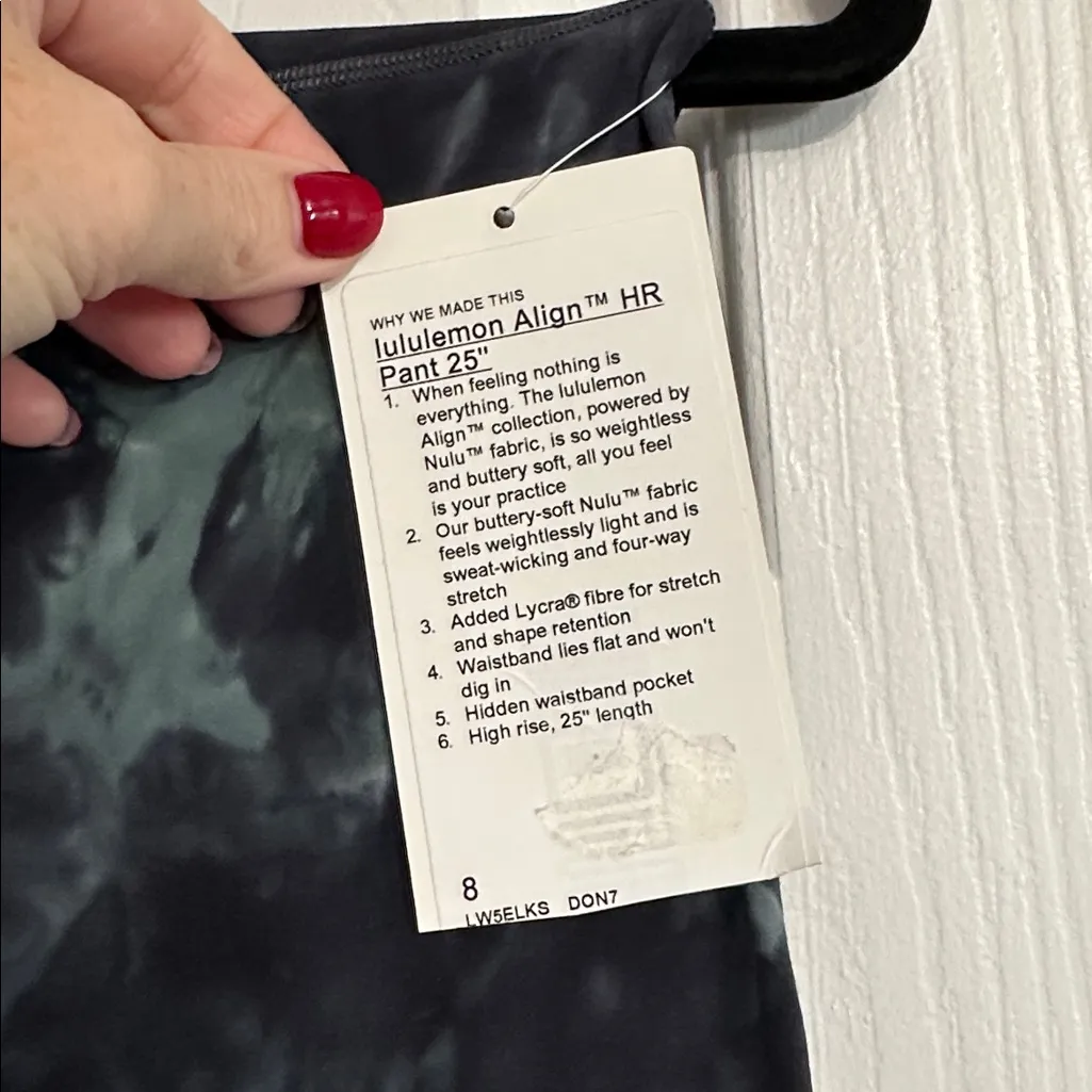 Lululemon align pant 25 inch size 8 - Image 2