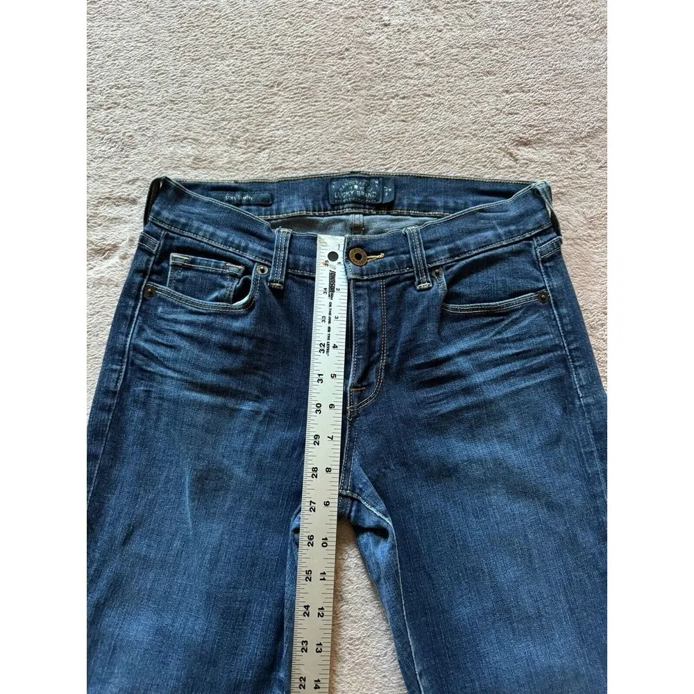 Lucky brand Women's Sofia Skinny Legging Jean Blue Denim Dark Wash Size 4‎ - Image 8