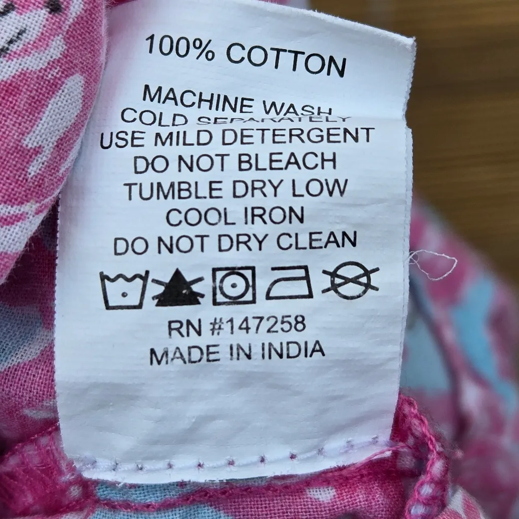 Let's Flamingle Dress By Simply Southern Cotton Small - Image 8