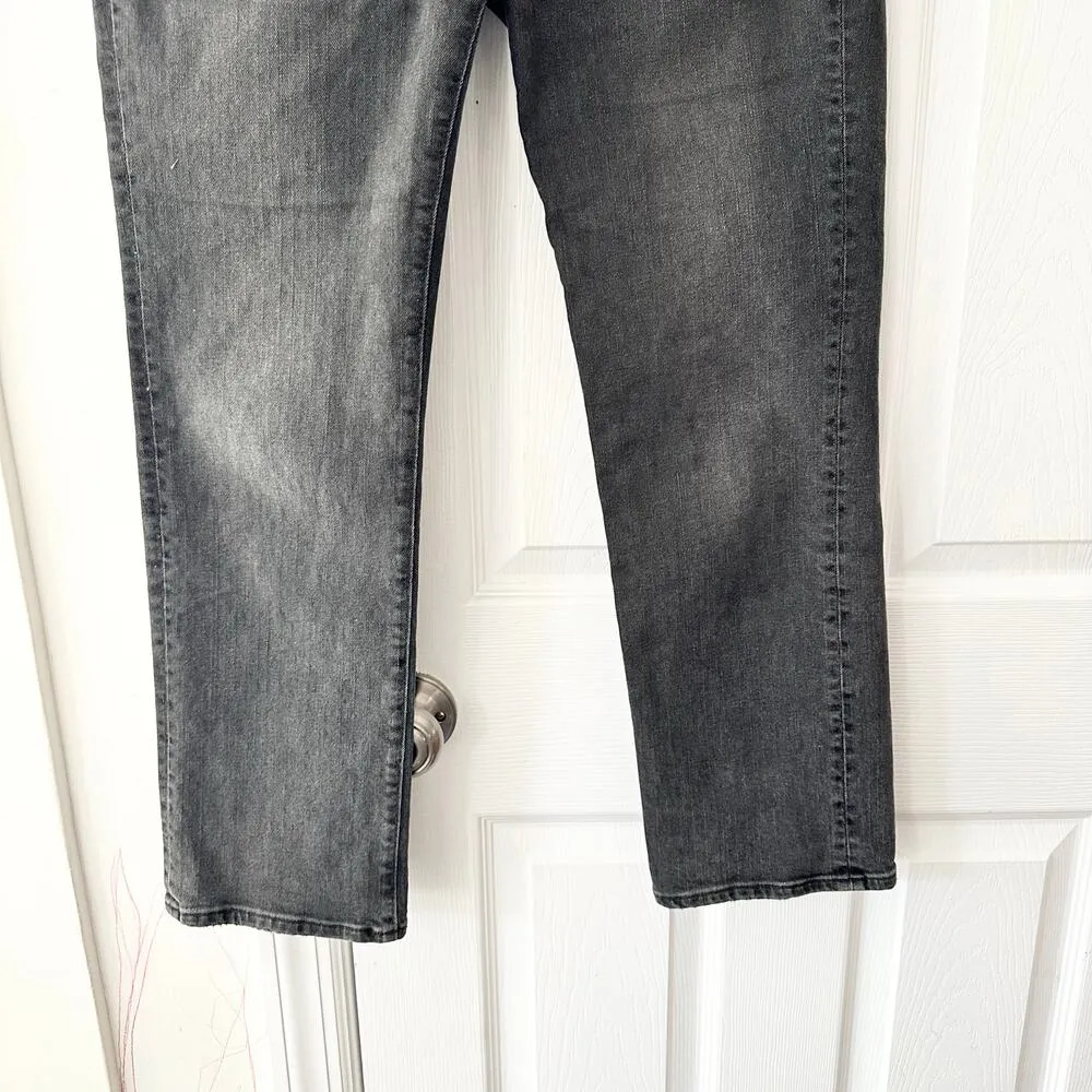 Madewell Slim Demi Boot Denim Jeans Dark Grey Harlocke Wash Size 28 AK549 - Image 4