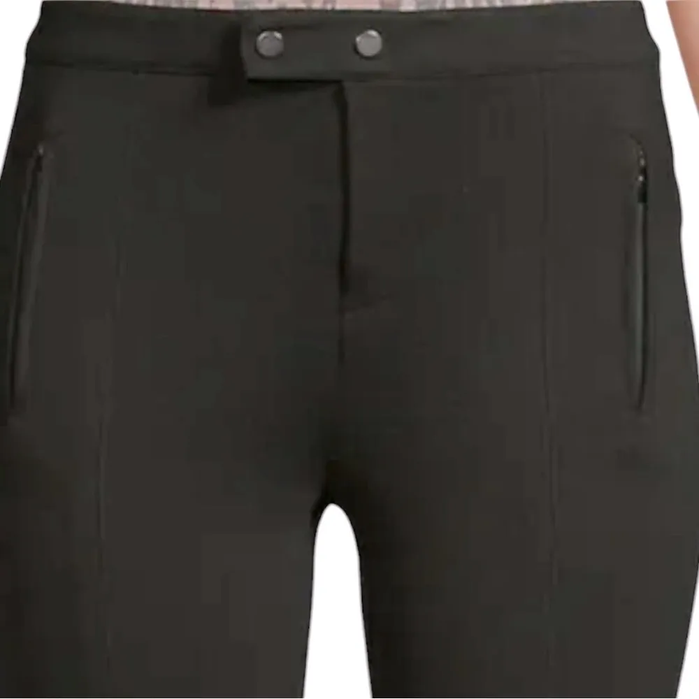 Vince Women’s Size 4 Black Front Zipper Equestrian Skinny Ponte Pants - Image 4