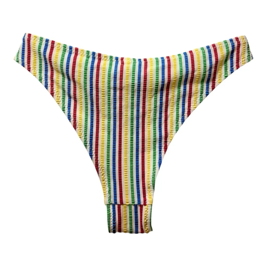 SOLID & STRIPED Colorful Striped Bikini Bottom - Image 2