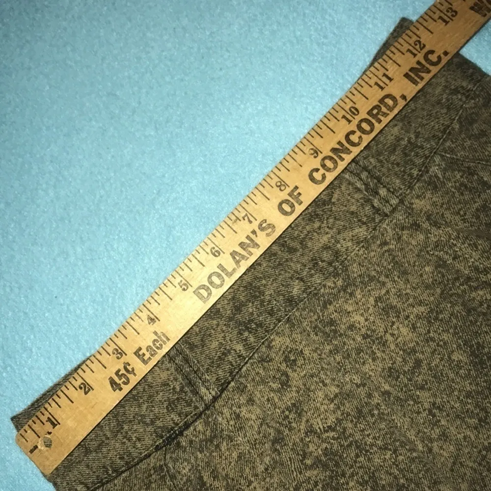 UNBRANDED vintage cotton skirt with pockets back bottom slit made in USA size M Size M - Image 5