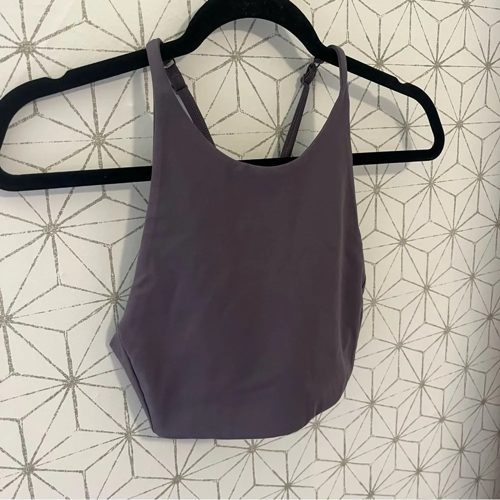 Girlfriend Collective Dusty Purple High Neck Bra - Image 2