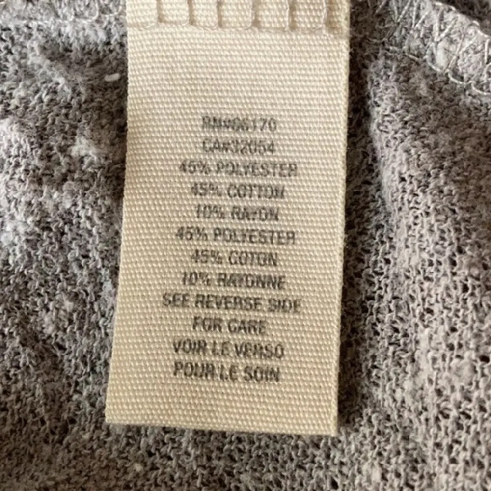 ANTHRO C. KEER SUNRISE SUNSET RUFFLED GRAY CARDIGAN S - Image 5