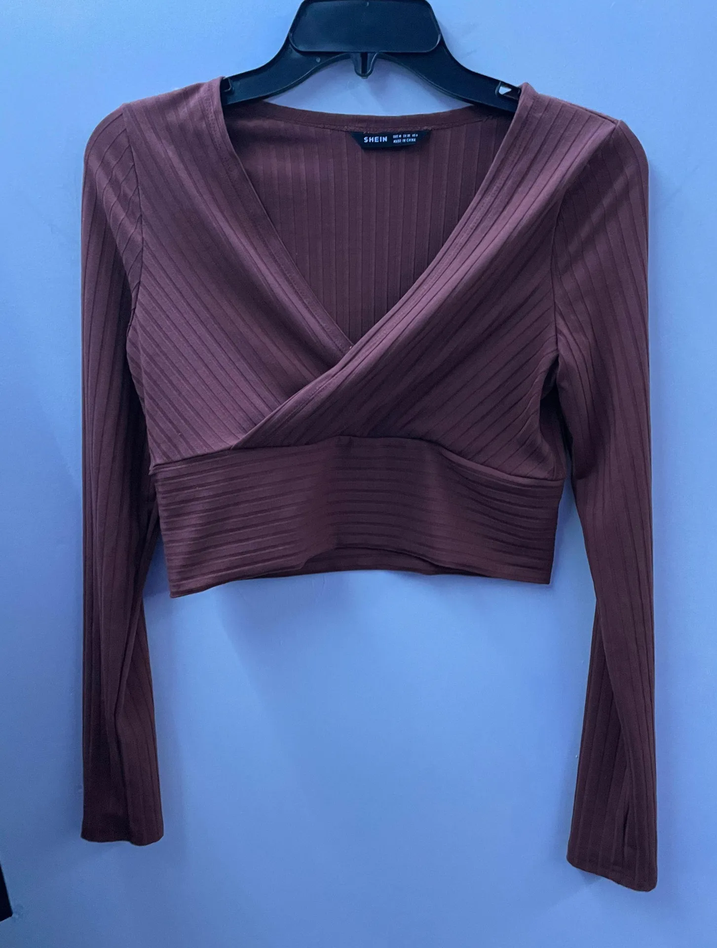 SheIn rib knit crop top - Image 2