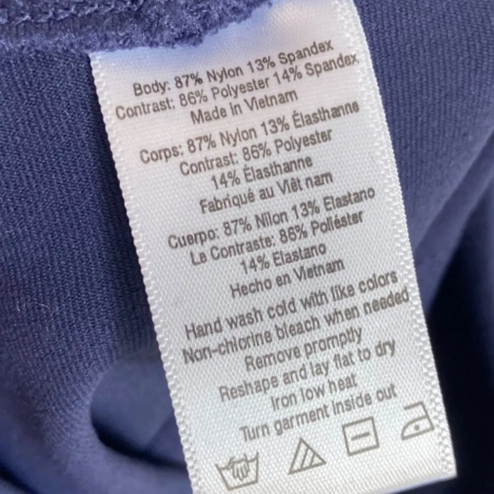 NWT Alo Yoga Rich Navy Major Moto Leggings - Image 7