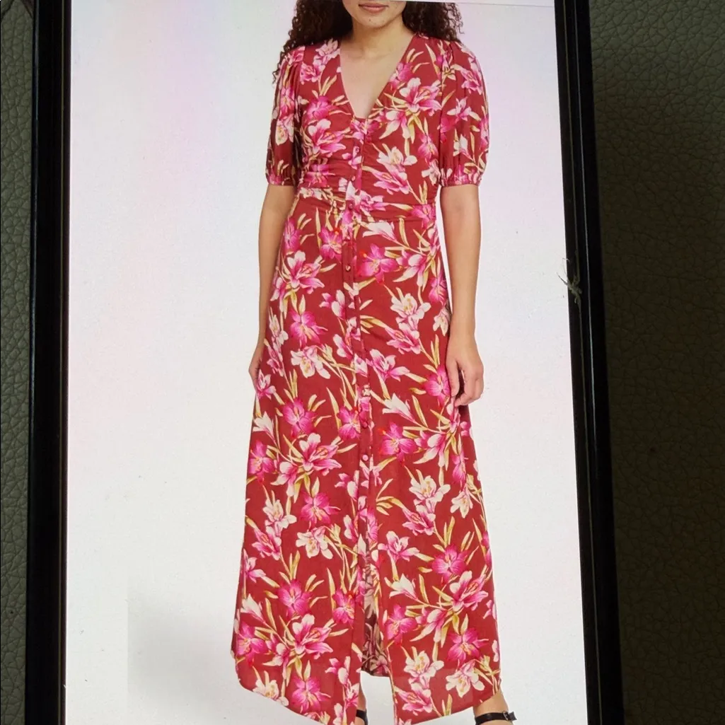 Faherty Sorrento print Maxi Dress - Image 7