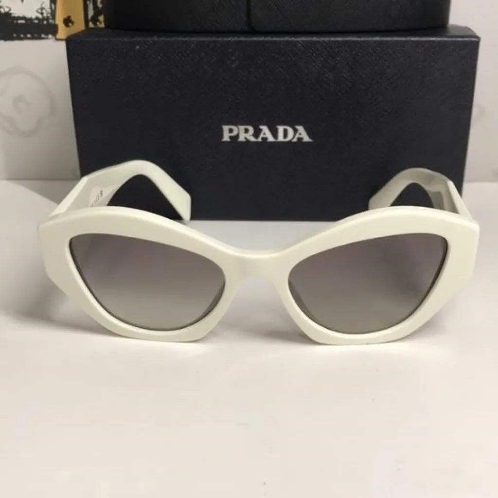 New Authentic Prada SPR 07Y Women’s Sunglasses – White Frame - Image 7