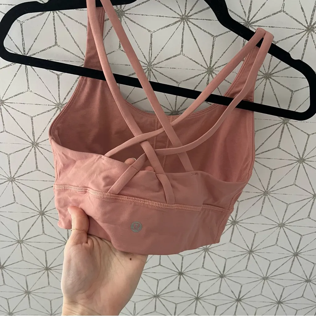 Lululemon Energy Bra *Long Line
Peach Pink - Image 5