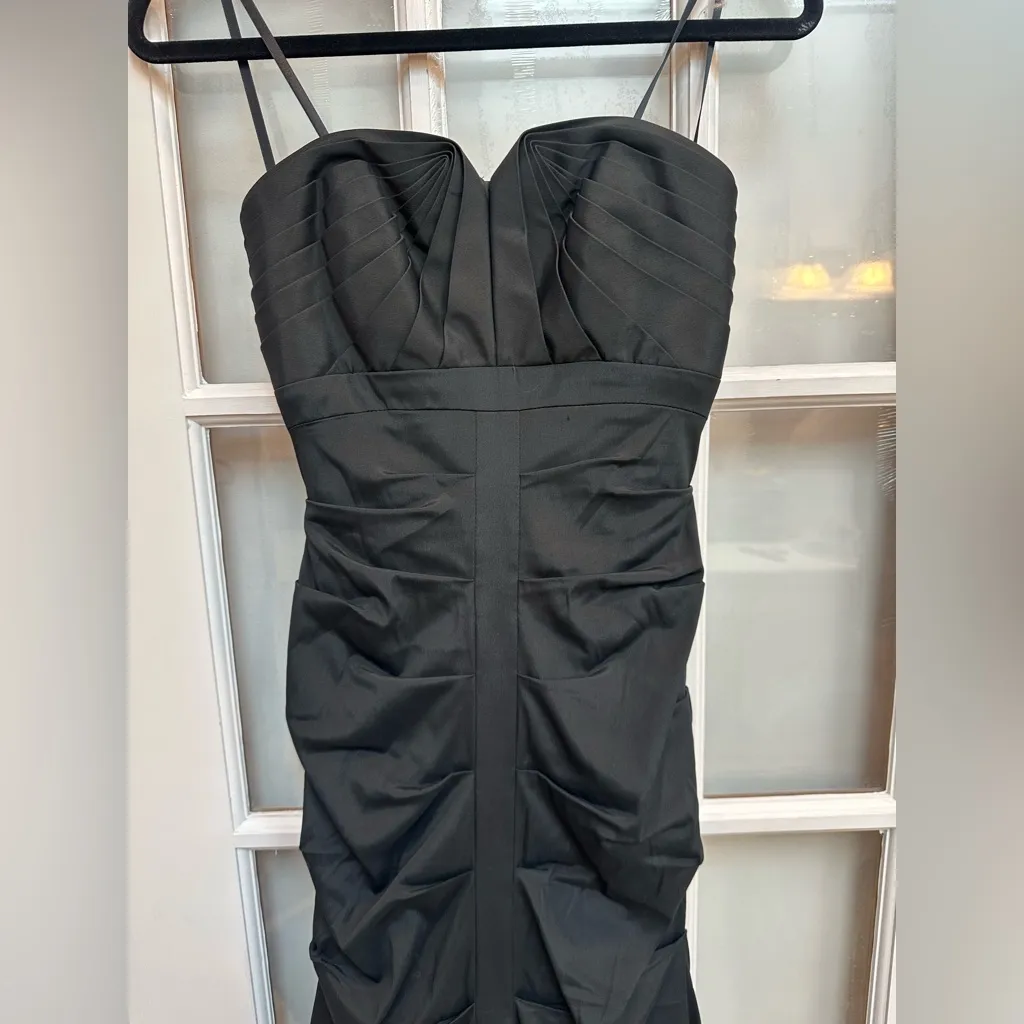 Vintage Cache Y2K Taffeta Mermaid Formal Gown Prom Gala Dress Size 4 Small S - Image 3