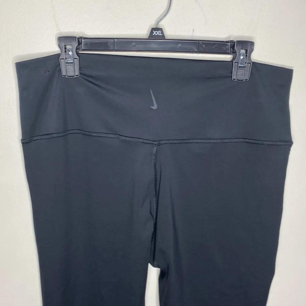 Nike Black Training Yoga Crochet Tights Leggings size XXL - Image 7