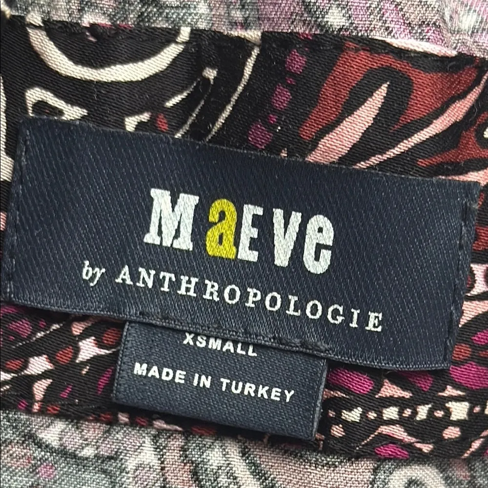 Maeve Purple and Pink Tiered Puff Sleeve Sundress Womens Floral Midi Boho Dress - Image 6