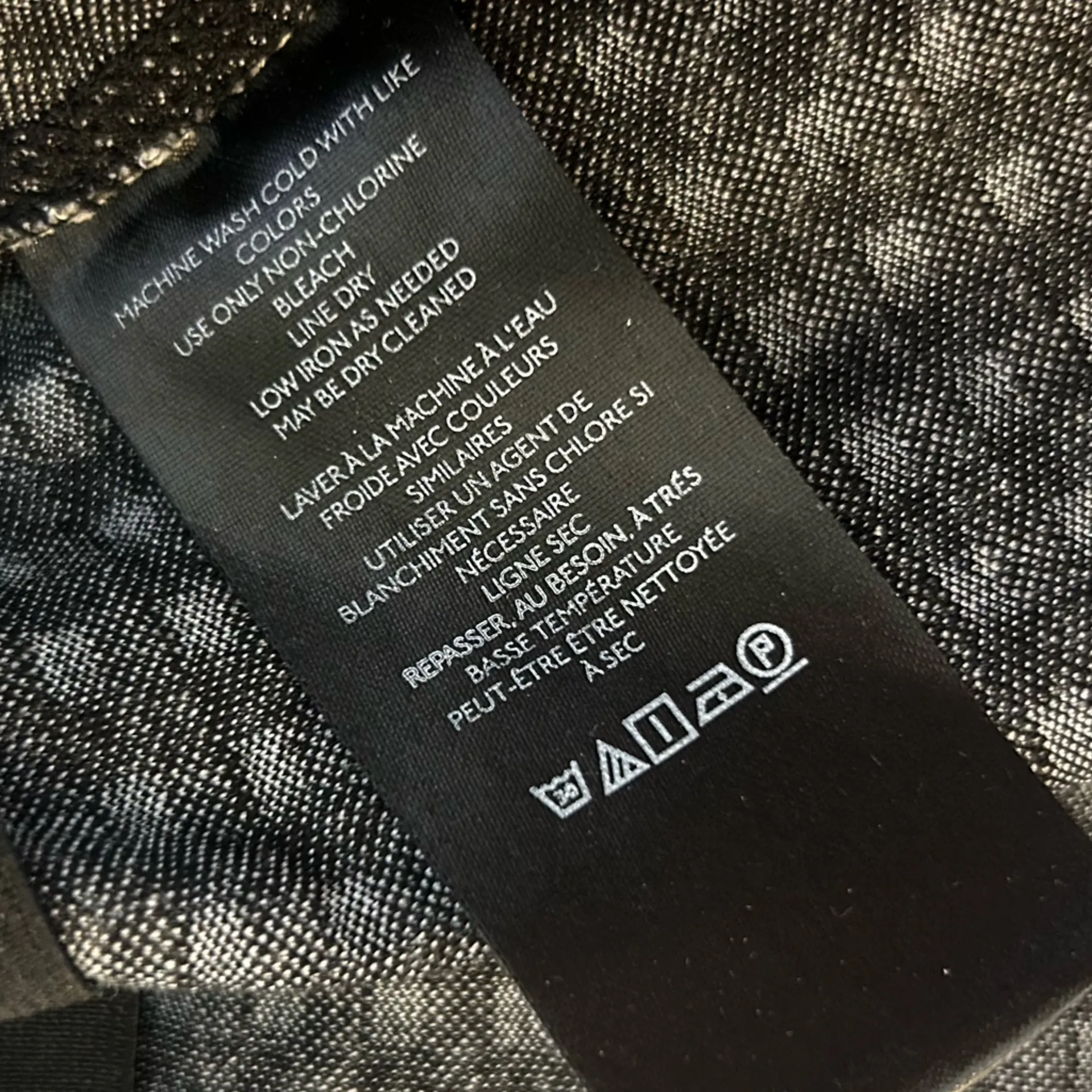 Maeve Black & White Gingham Checkered Wide Leg Pants Side Large - Image 5